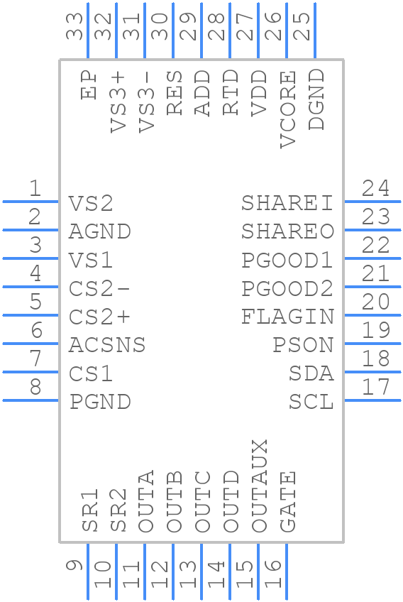 ADP1046ACPZ-RL - Analog Devices - PCB symbol