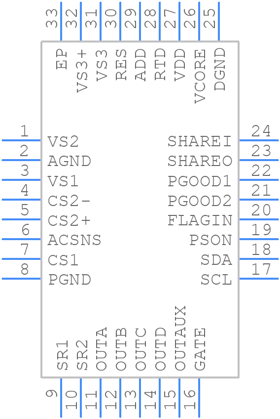 ADP1046ACPZ-RL - Analog Devices - PCB symbol