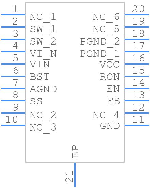LM3102QMH/NOPB - Texas Instruments - PCB symbol