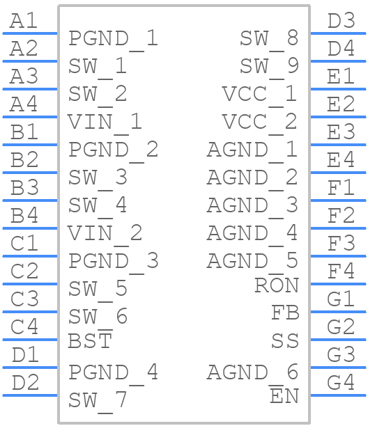 LM3102TLX-1/NOPB - Texas Instruments - PCB symbol