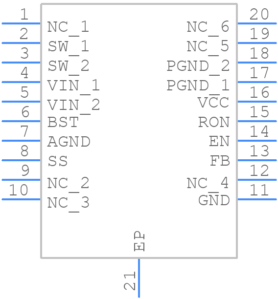 LM3102QMHX/NOPB - Texas Instruments - PCB symbol