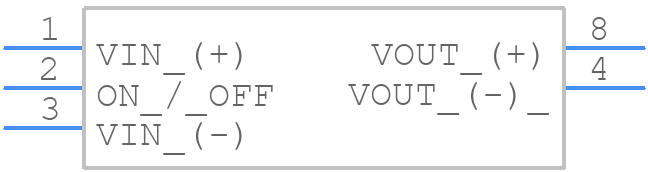 iQG48033A120V-1D9-R - TDK Lambda - PCB symbol