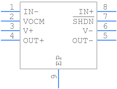 LT1994HDD#PBF - Analog Devices - PCB symbol