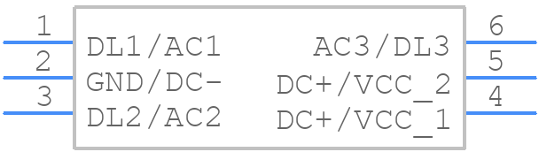 SDA006-7 - Diodes Incorporated - PCB symbol