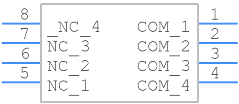 76RSB04ST - Grayhill - PCB symbol