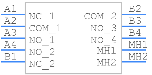 MHS233K - Apem - PCB symbol