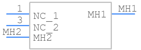 AS11AV - NKK Switches - PCB symbol