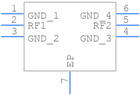HMC653LP2ETR - Analog Devices - PCB symbol