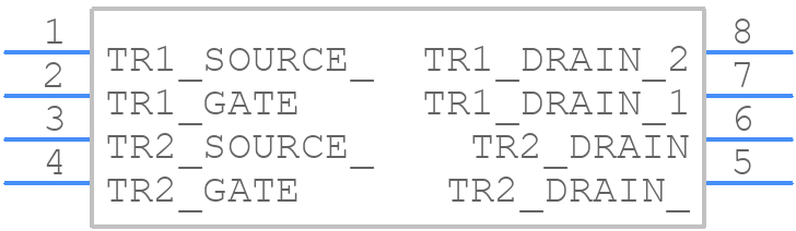 QH8KA1TCR - ROHM Semiconductor - PCB symbol