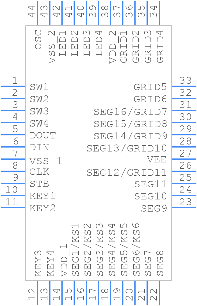 STM86312 - STMicroelectronics - PCB symbol