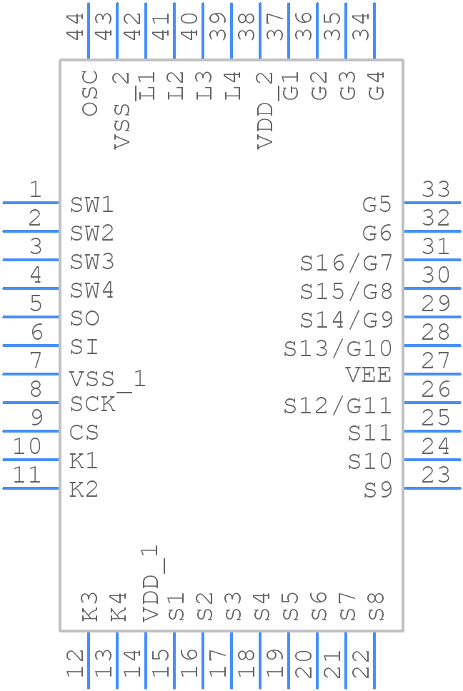 BU2872AK - ROHM Semiconductor - PCB symbol