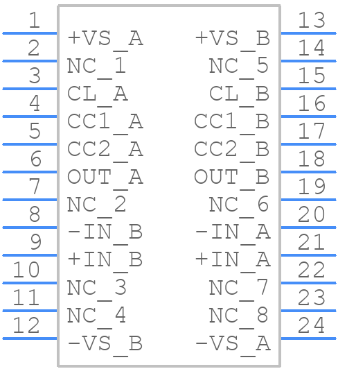 PA443DF - Apex Microtechnology - PCB symbol