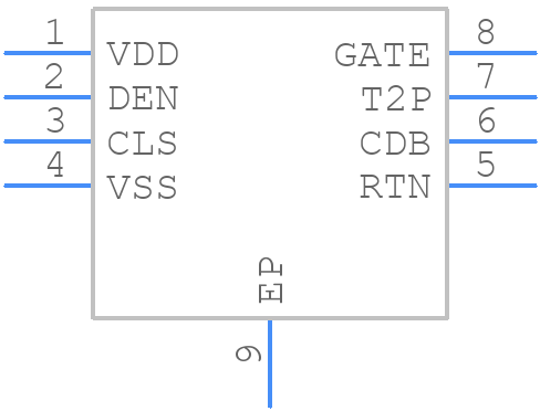 TPS2379DDAR - Texas Instruments - PCB symbol