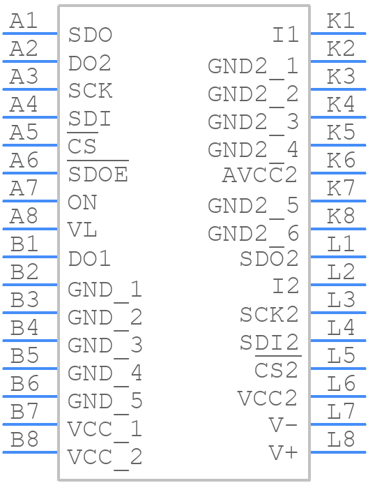 LTM2886IY-5S#PBF - Analog Devices - PCB symbol