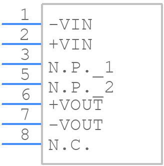 ITX1205S - XP POWER - PCB symbol
