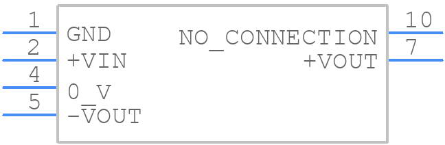 ISA1205 - XP POWER - PCB symbol