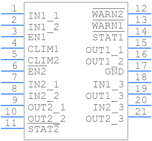 LTC4415IDHC#TRPBF - Analog Devices - PCB symbol