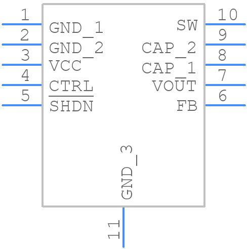 LT3495BEDDB#TRMPBF - Analog Devices - PCB symbol