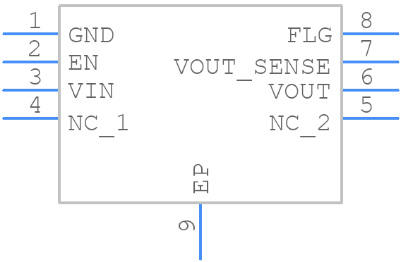 NCP59151MN33TYG - onsemi - PCB symbol