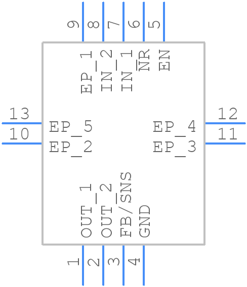 NCP59800BMNADJTBG - onsemi - PCB symbol