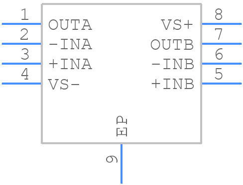 LT6221CDD#PBF - Analog Devices - PCB symbol