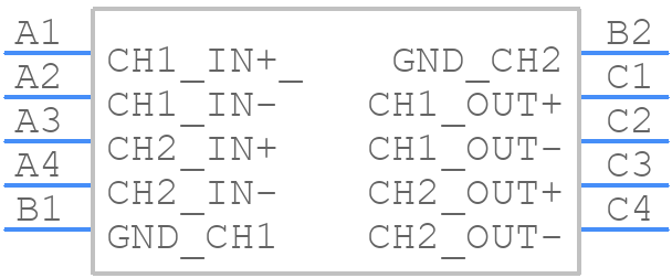 PCMF2USB3BA/CZ - Nexperia - PCB symbol