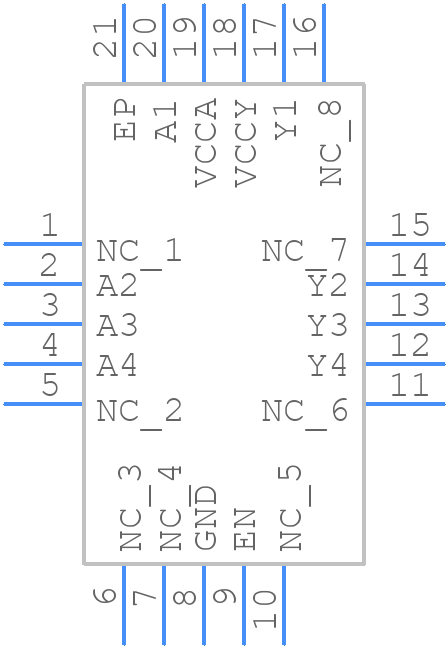 ADG3304BCPZ-REEL - Analog Devices - PCB symbol