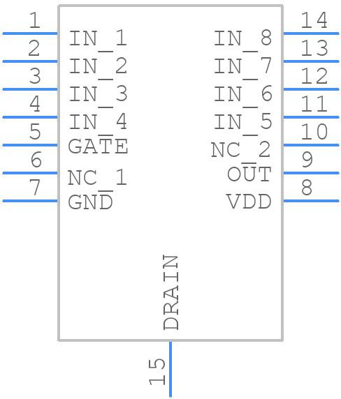 LTC4358CDE#PBF - Analog Devices - PCB symbol