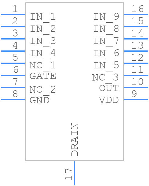 LTC4358CFE#TRPBF - Analog Devices - PCB symbol