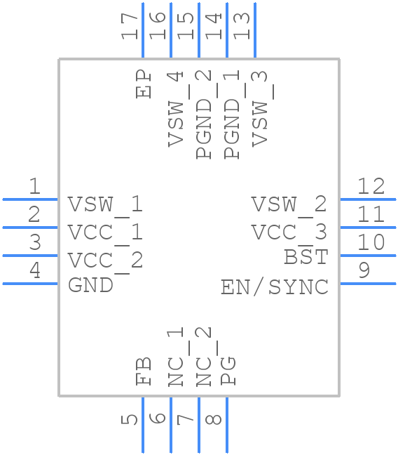 TS30041-M033QFNR - SEMTECH - PCB symbol