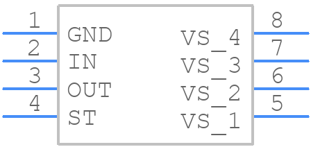 BTS4300SGAXUMA1 - Infineon - PCB symbol