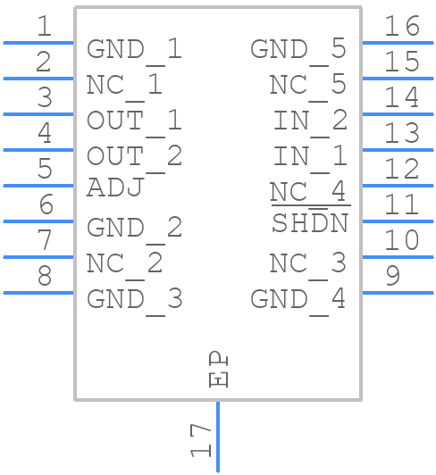 LT3012HFE#PBF - Analog Devices - PCB symbol