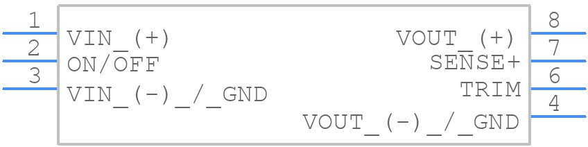 i6A4W020A033V-001-R - TDK Lambda - PCB symbol