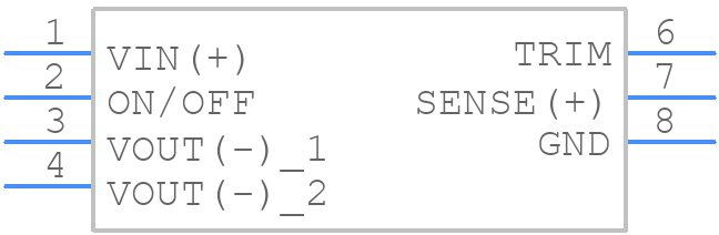 i6A24008A033V-N01-R - TDK Lambda - PCB symbol