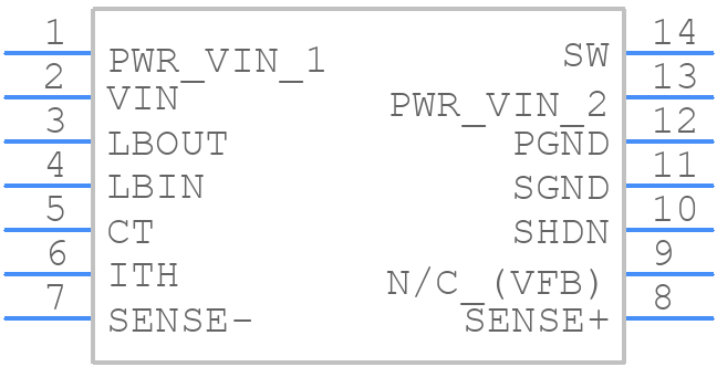 LTC1265CS-5#PBF - Analog Devices - PCB symbol