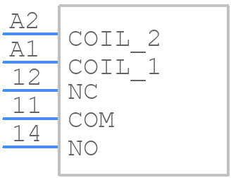 34.51.7.012.5010 - FINDER - PCB symbol