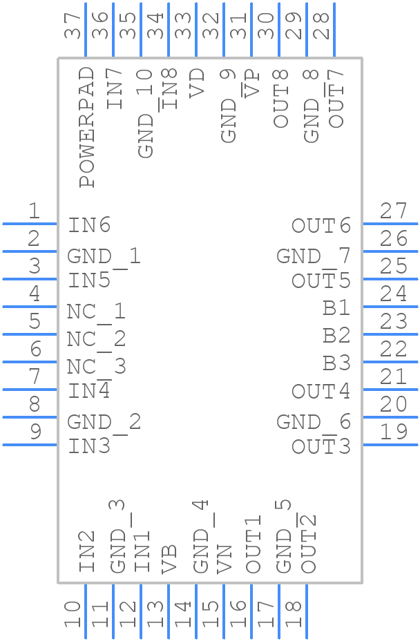 TX810 - Texas Instruments - PCB symbol
