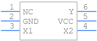 SN74LVC1GX04DCKT - Texas Instruments - PCB symbol
