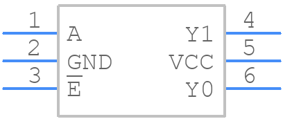 SN74LVC1G19DRLR - Texas Instruments - PCB symbol