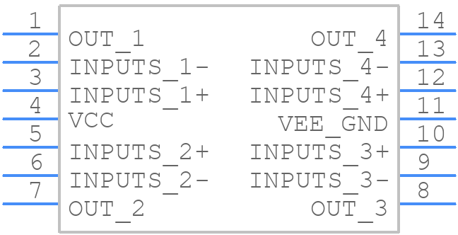LM324ADTBR2 - onsemi - PCB symbol