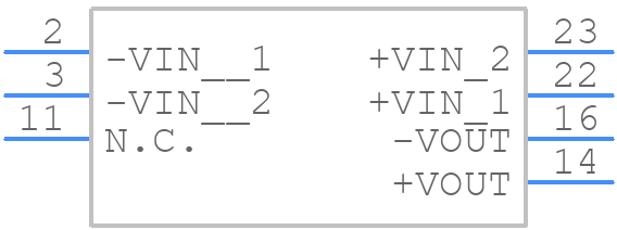 JCD0605S12 - XP POWER - PCB symbol