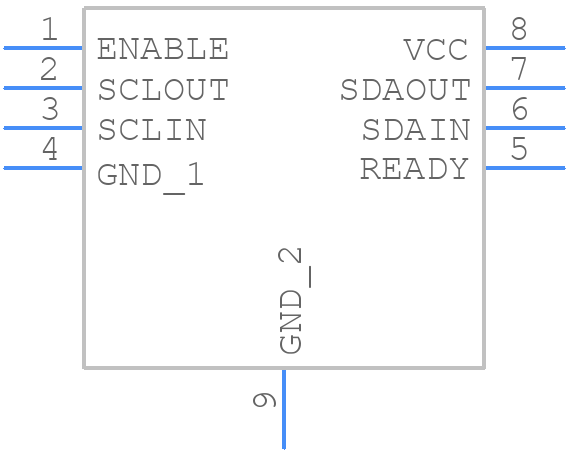 LTC4303IDD#PBF - Analog Devices - PCB symbol