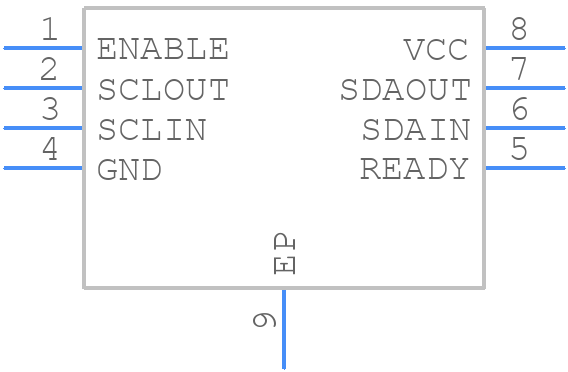 LTC4303CDD#PBF - Analog Devices - PCB symbol