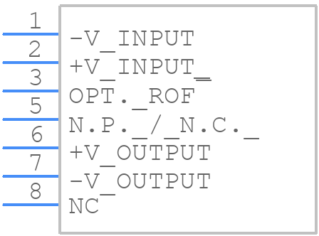 IU1224SA - XP POWER - PCB symbol
