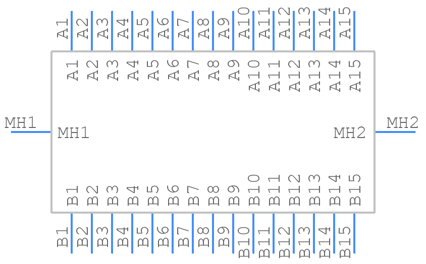 EBC15DRXH - Sullins - PCB symbol