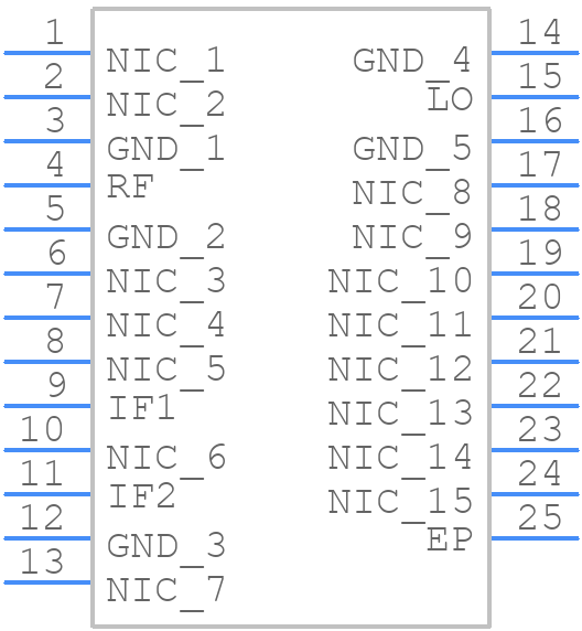HMC520ALC4 - Analog Devices - PCB symbol