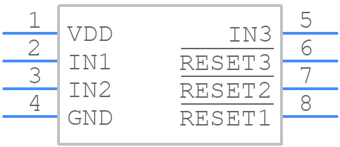 MAX16134MLG+ - Analog Devices - PCB symbol