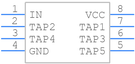 DS1100Z-150/T&R/C603 - Analog Devices - PCB symbol