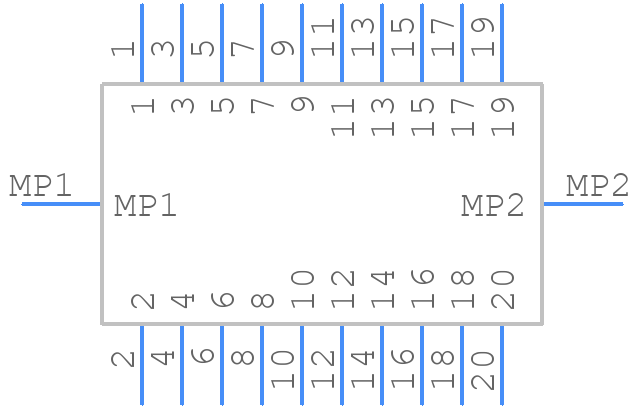 MX34R20VF1 - JAE - PCB symbol