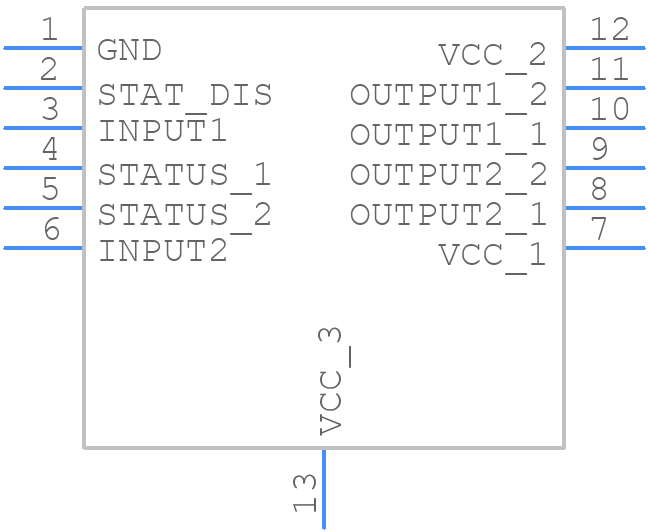 VND5050J-E - STMicroelectronics - PCB symbol